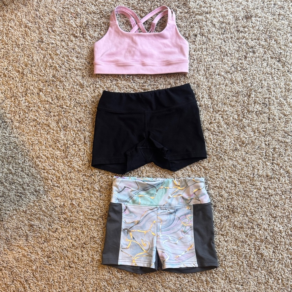 Kids activewear mix and match